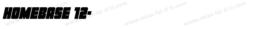 homebase 12字体转换